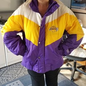 Rare 90's Vintage Lakers Puffer Jacket (size: M)